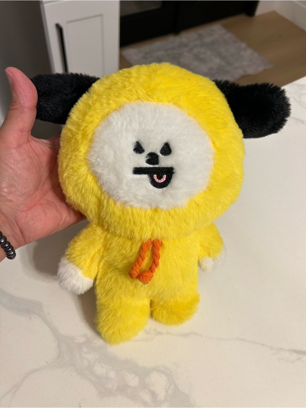 BTS-BT21 Chimmy Yellow Plush Character Toy - Cartoon Stuffed Animal